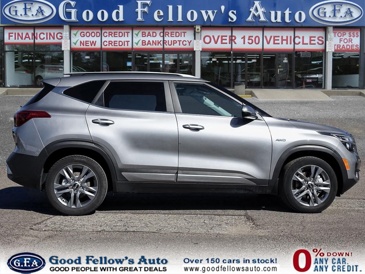 2021 Kia Seltos EX MODEL, AWD, LEATHER SEATS, SUNROOF, REARVIEW CA - Photo #3