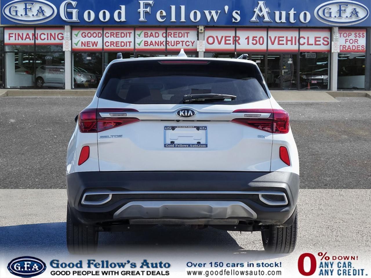 2021 Kia Seltos EX MODEL, AWD, LEATHER SEATS, SUNROOF, REARVIEW CA - Photo #4