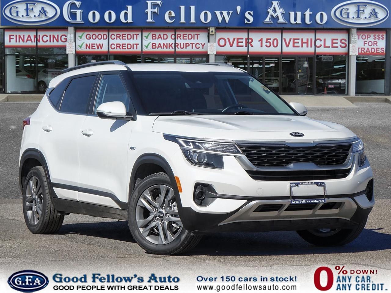 2021 Kia Seltos EX MODEL, AWD, LEATHER SEATS, SUNROOF, REARVIEW CA