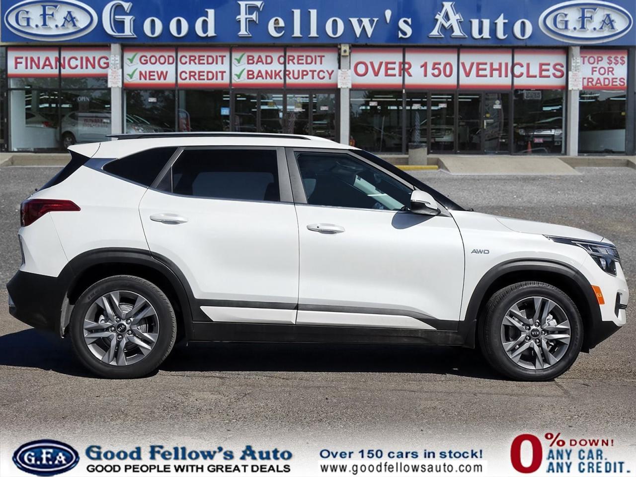 2021 Kia Seltos EX MODEL, AWD, LEATHER SEATS, SUNROOF, REARVIEW CA - Photo #3