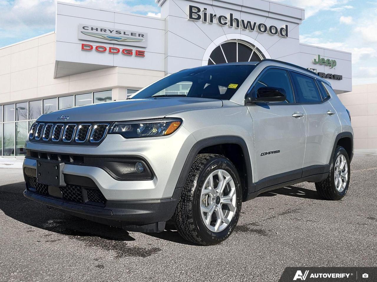 SelecTerrain Traction Management System
Jeep Clean Air System
FullSpeed Forward Collision Warning Plus
Pedestrian/Cyclist emergency braking
Active Lane Management System
BlindSpot Monitoring w/ Rear CrossPath Detection
Drowsy driver detection
Rear seat reminder alert
Electronic Stability Control
Rain Brake Support
Hill Start Assist
AllSpeed Traction Control
ParkView Rear BackUp Camera
Electronic Roll Mitigation
Trailer Sway Control
Electric park brake
LED reflector headlamps
Experience the future of SUV driving with the all-new 2026 Jeep Compass North! This cutting-edge vehicle combines rugged capability with modern comfort, arriving soon to revolutionize your driving experience.

Key Features:
- Advanced 2.0L 4-cylinder engine with 4WD for optimal performance
- Uconnect 5 system with 8.4 display for seamless connectivity
- Heated front seats and steering wheel for ultimate comfort
- Blind Spot Detection and Lane Keeping Assist for enhanced safety
- Smart Device Remote Engine Start for convenience
- Premium cloth/vinyl bucket seats for style and durability
- Selec-Terrain system for tackling various driving conditions

Dont miss out on this opportunity to own the latest in Jeep innovation. Reserve your 2026 Compass North today or contact Birchwood Chrysler Dodge Jeep Ram for more information. Schedule a test drive and be among the first to experience this remarkable SUV when it arrives!
Birchwood Chrysler Dodge is your choice for New Chrysler, Dodge, Jeep, RAM vehicles in Winnipeg. 
 
With us, Experience is Everything. Complete as much or as little of your purchase online as you like. All pricing you see is what you pay. No hidden fees. All new vehicle special offers and discounts are already calculated in the pricing. On our website you can choose payment options and terms knowing these are transparent and accurate.

Start your purchase online to build your exact pricing to your specifics like how much money down, vehicle trade and any accessories or added optional protection that suits your needs.

Any questions let us know by calling (204) 774-4444, wed love to send you a video to clarify any questions about a vehicle!

Visit us in store at 90-3965 Portage Ave in the Birchwood Autopark.

Dealer permit #5686
Dealer permit #5686
