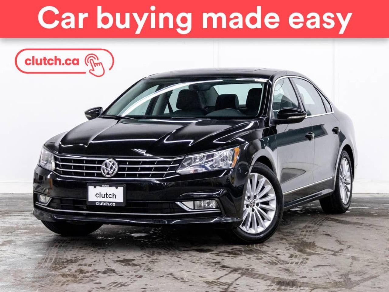 Used 2016 Volkswagen Passat Comfortline w/ Technology Pkg w/Apple CarPlay & Android Auto, Heated Front Seats, Backup Cam for sale in Toronto, ON