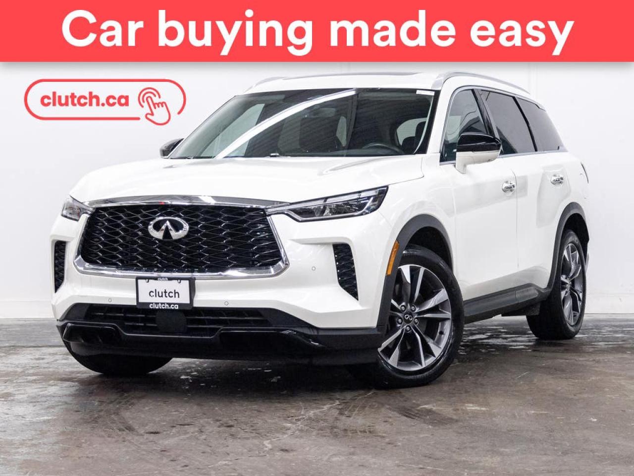 Used 2023 Infiniti QX60 Luxe AWD w/ Apple CarPlay, Panoramic Moonroof, Nav for sale in Toronto, ON