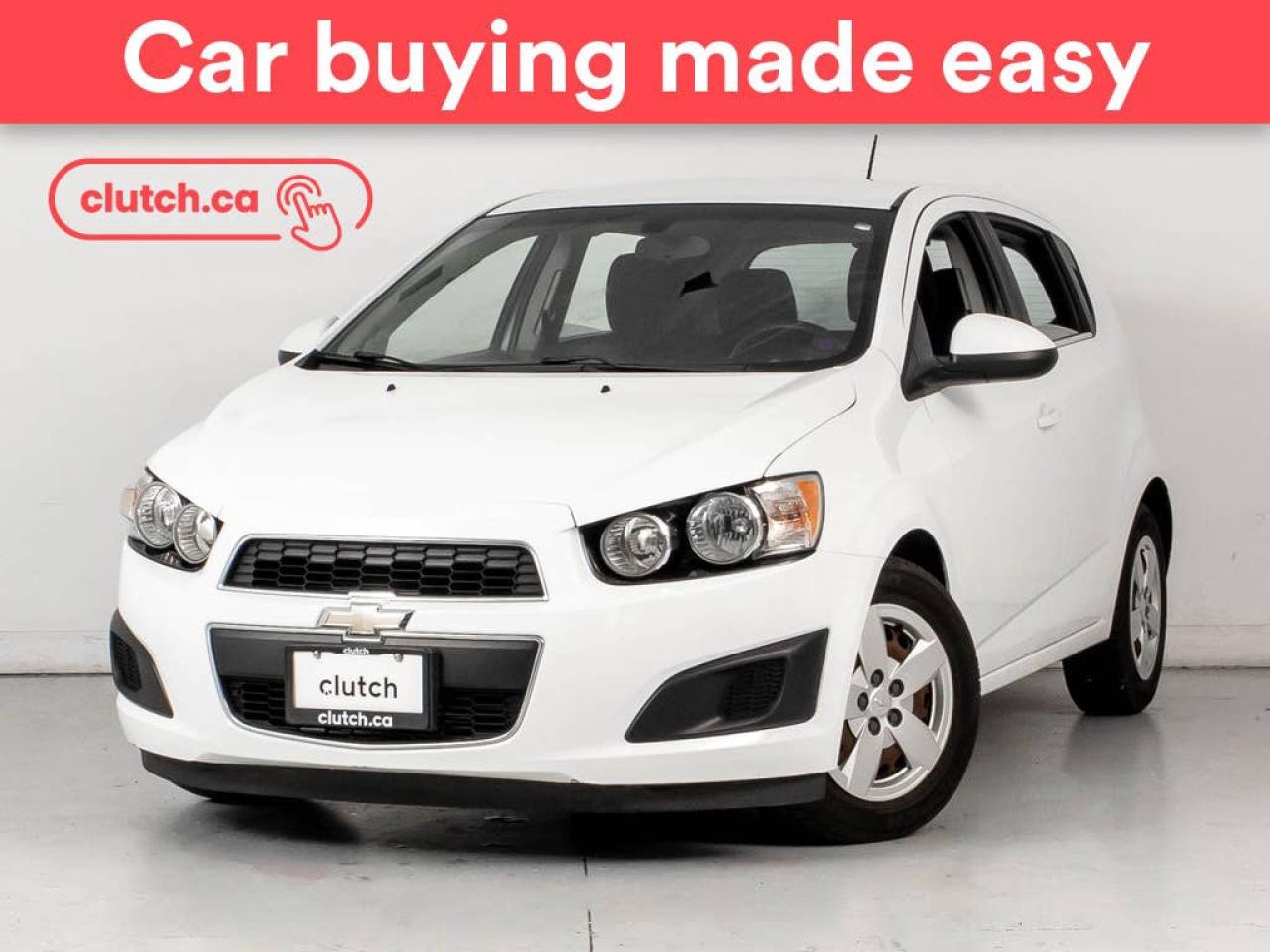 Used 2016 Chevrolet Sonic LT w/Cruise Control, Rearview Camera, Touchscreen for sale in Bedford, NS
