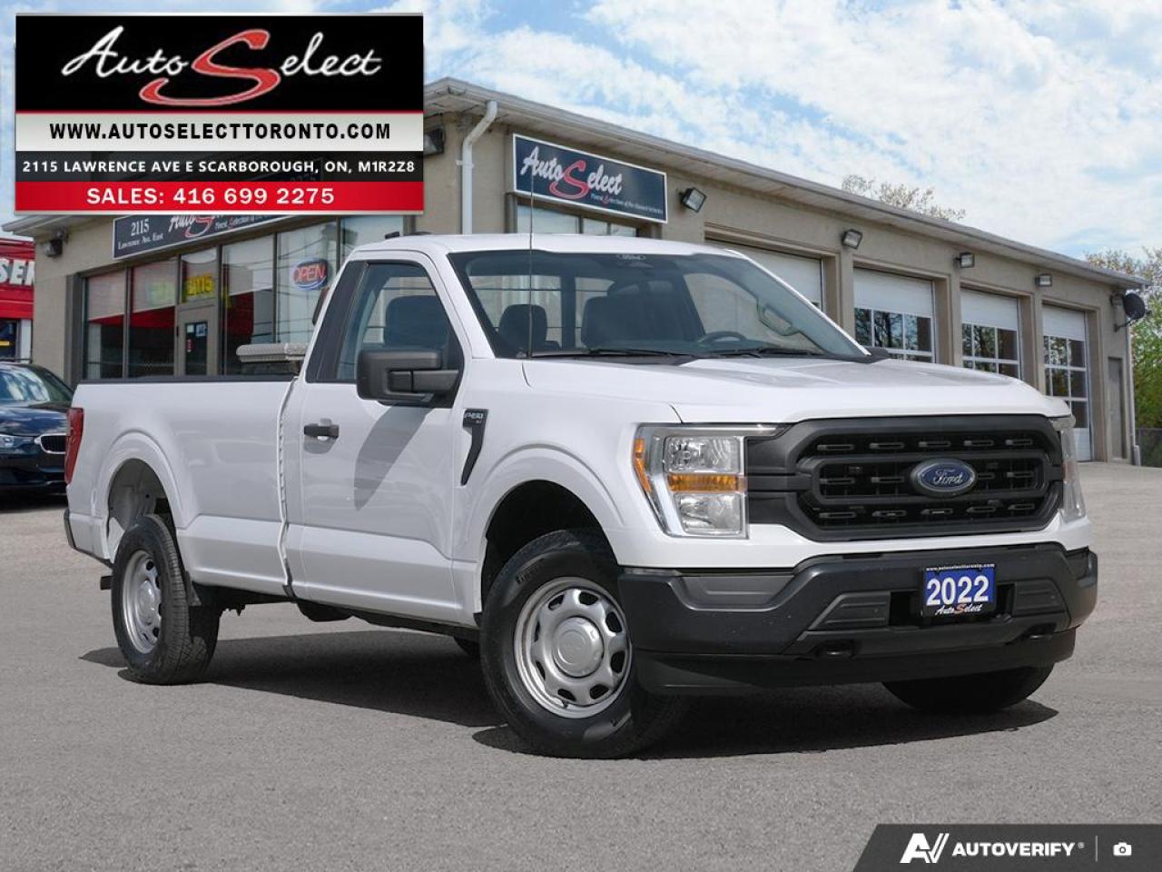 2022 Ford F-150 4x4 XL - 8 Foot Bed - Apple Carplay - Clean Carfax Photo0
