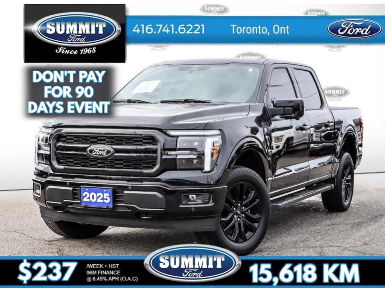 2025 Ford F-150 Lariat | 5.0L V8 | Black Appearance Pkg | Moonroof | Photo0