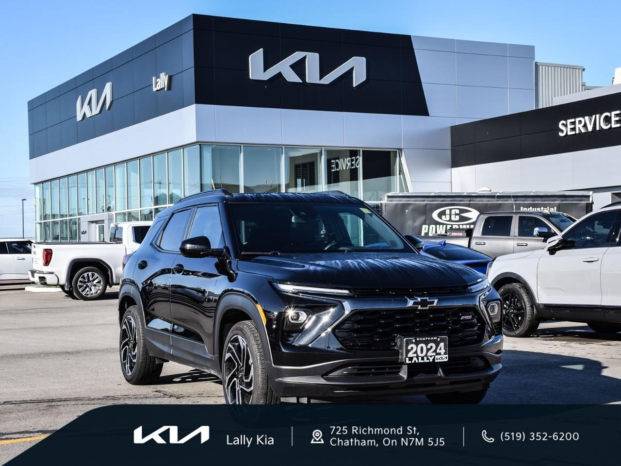Used 2024 Chevrolet TrailBlazer RS New Arrival | Low KMs | Clean CarFax | Leather | Roof for sale in Chatham, ON