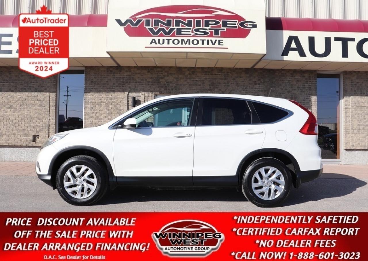 Used 2015 Honda CR-V EX-L AWD LOADED, DEALER SERVICE 1-OWNER LOCAL CAR for sale in Headingley, MB