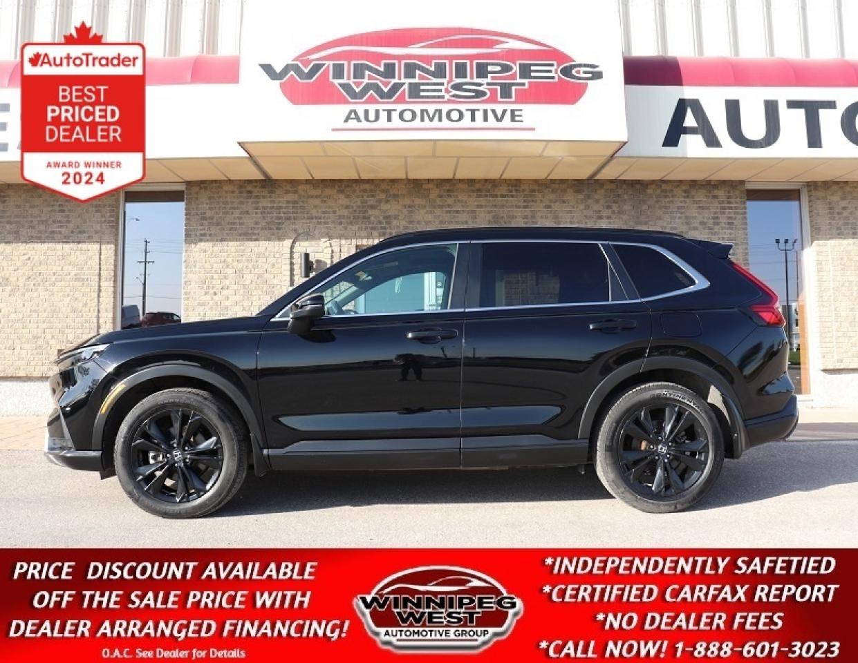 Used 2023 Honda CR-V Hybrid SPORT TOURING HYBRID, VERY LOW KMS, LOCAL MANITOBA for sale in Headingley, MB