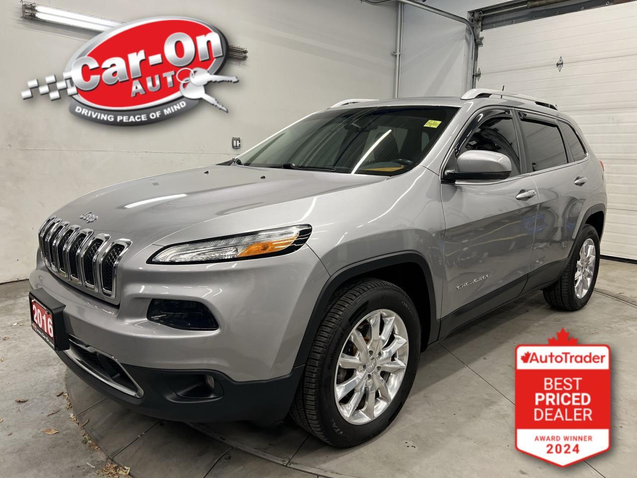 Used 2016 Jeep Cherokee LIMITED AWD |V6 |COOLED LEATHER |PANO ROOF | NAV for sale in Ottawa, ON
