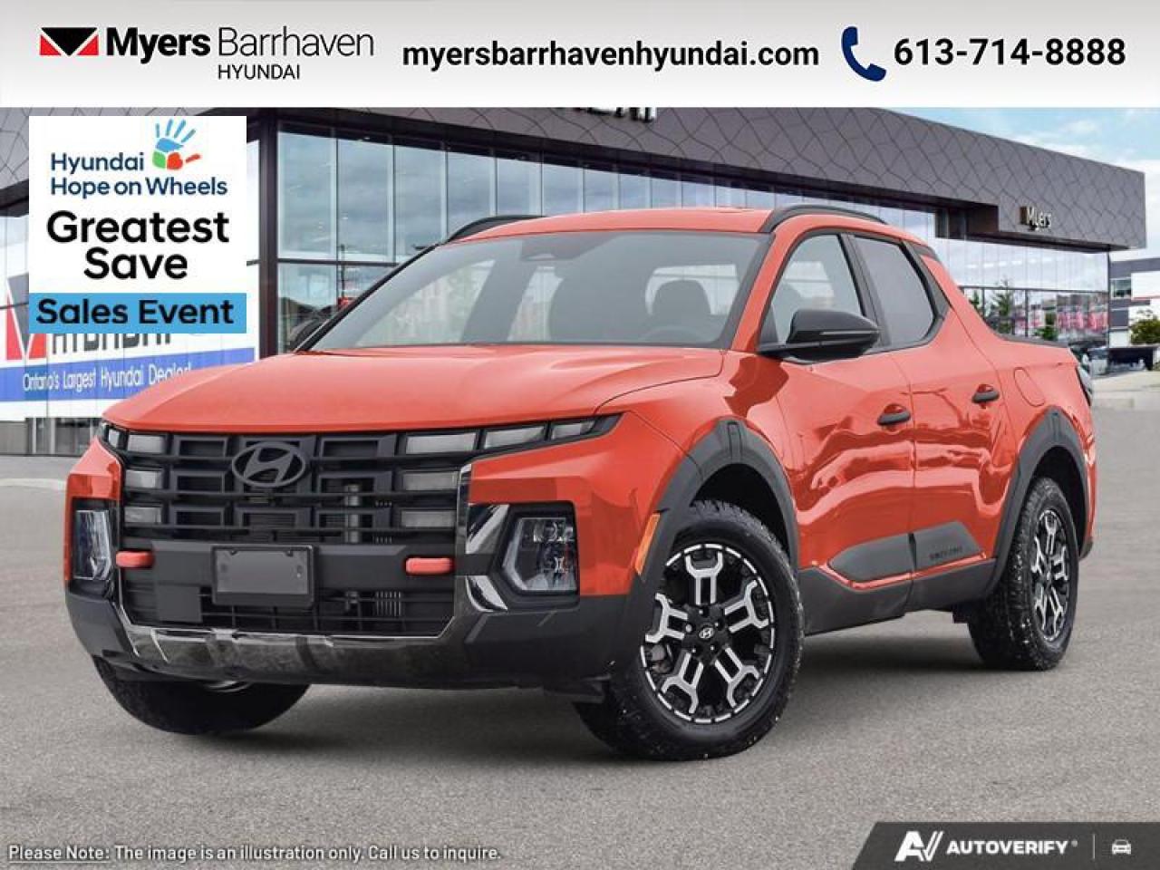 New 2025 Hyundai Santa Cruz XRT  - Sunroof -  Leather Seats - $338 B/W for sale in Nepean, ON