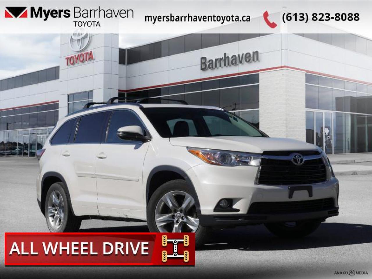 Used 2016 Toyota Highlander Limited  - Leather Seats for sale in Ottawa, ON