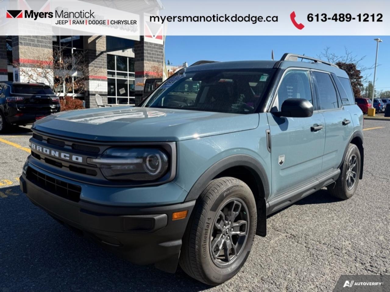 Used 2023 Ford Bronco Sport Big Bend  - Heated Seats for sale in Ottawa, ON