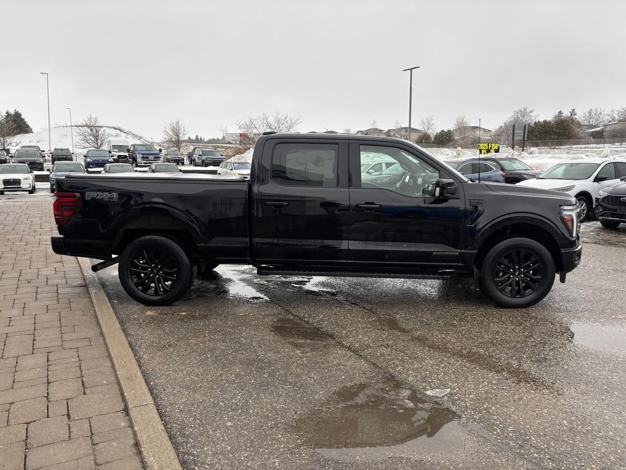 2025 Ford F-150 LARIAT 502A, 3.5LHEV, ROOF, BLACK PACKAGE, 20"RIMS Photo3