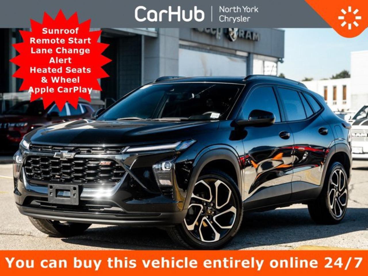 Used 2024 Chevrolet Trax 2RS FWD Sunroof Remote Start Lane Change Alert Heated Seats & Wheel for sale in Thornhill, ON