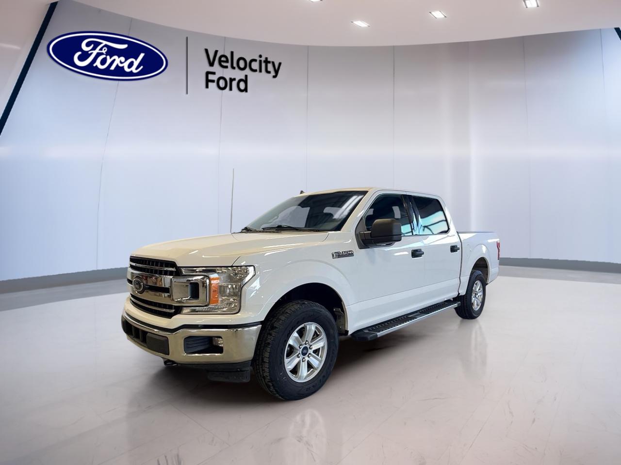 This 2020 Ford F-150 XLT, available at Velocity Ford in Moose Jaw, is a robust and reliable pickup designed for those who demand performance and versatility. With a classic white exterior, this used truck is powered by a 2.7L DOHC 4V DI GT V6 gas engine paired with a 10-speed automatic transmission. It has travelled 224,164 km, reflecting its proven dependability and capability for work or play.

TRUCK FEATURES
»» 2.7L V6 engine delivers strong towing power
»» 10-speed automatic transmission for smooth shifting
»» Spacious truck bed for versatile hauling needs
»» Durable build suited for tough Canadian conditions

ADVANCED SAFETY FEATURES
»» Backup camera enhances parking and reversing safety
»» Side curtain airbags for added occupant protection
»» Anti-lock braking system for improved control
»» Electronic stability control for confident handling

PERFORMANCE AND EFFICIENCY
»» Turbocharged V6 engine balances power and efficiency
»» 10-speed transmission optimizes fuel consumption
»» Rear-wheel drive for reliable traction
»» Engineered for both highway and city driving

COMFORT AND CONVENIENCE
»» Spacious cabin with ample legroom for passengers
»» Air conditioning for year-round comfort
»» Power windows and locks for easy operation
»» Cruise control for relaxed long-distance travel

TECHNOLOGY AND CONNECTIVITY
»» Touchscreen infotainment system for easy access
»» Bluetooth connectivity for hands-free calling
»» USB ports to keep devices charged
»» Steering wheel controls for safer adjustments

CARGO SPACE
»» Large truck bed accommodates bulky items
»» Foldable rear seats expand storage options
»» Multiple in-cabin storage compartments
»» Tailgate designed for easy loading and unloading

WHAT OTHER OWNERS LIKE
»» Dependable performance in all weather conditions
»» Comfortable ride for daily commuting and trips
»» User-friendly technology and infotainment features
»» Impressive towing and payload capabilities

This 2020 Ford F-150 XLTs VIN is: 1FTEW1EP9LKD54222.