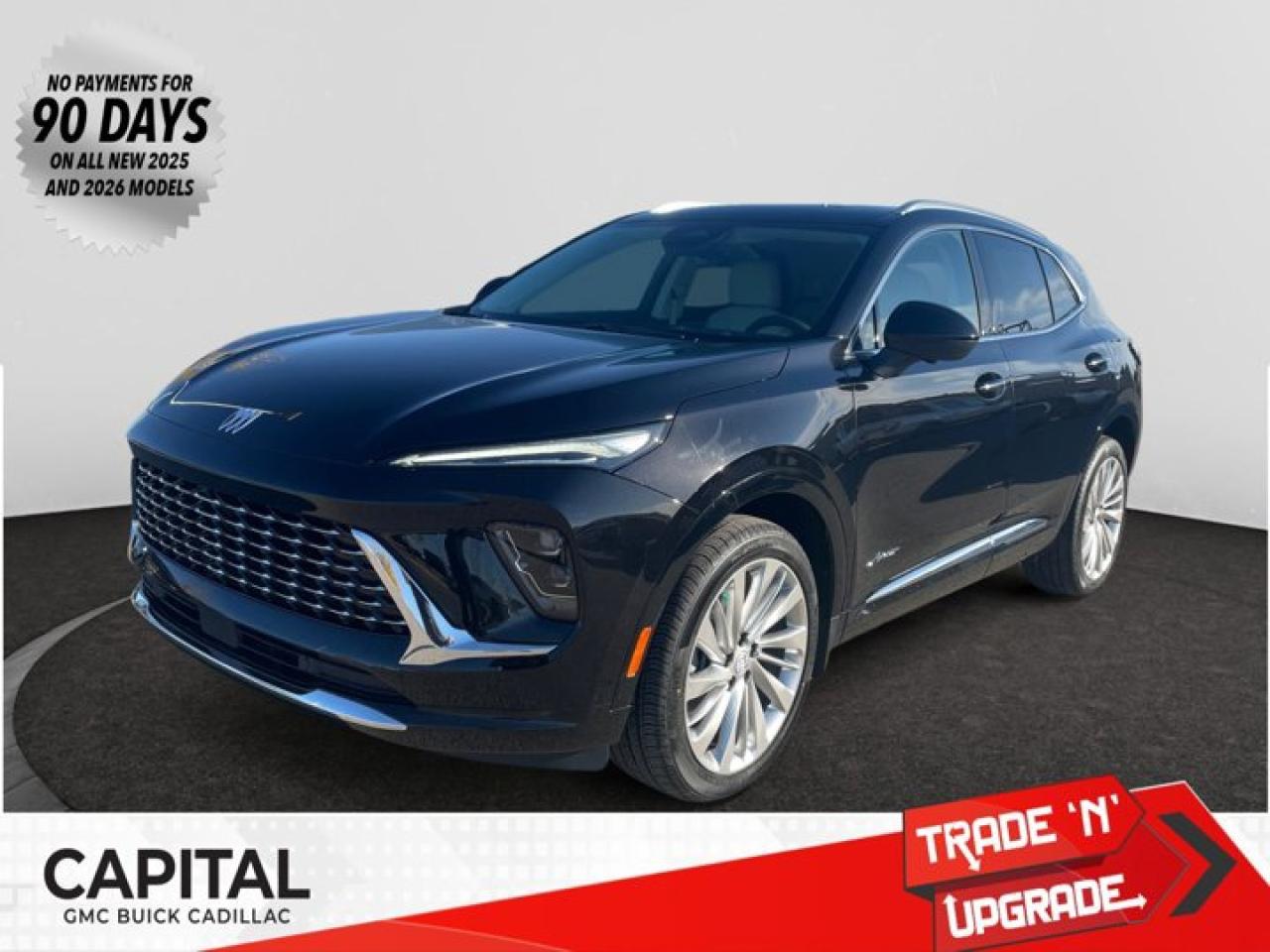 This 2026 Buick Envision in Ebony Twilight Metallic is equipped with AWD and Turbocharged Gas I4 2.0L/- TBD  engine.The Buick Envision is a joy to drive and a joy to share. Its sculpted, assertive design combines dynamic lines with head-turning features to elevate expectations of what a luxury SUV can be. Simply kick your foot under the rear bumper or press a button on your key fob to open the standard hands-free power liftgate. From sculpted headlamps, signature waterfall grille to its sculpted, high-tech LED-accented taillamps and crafted chrome details all add to the signature styling of this SUV. Envisions beautifully modern interior is bound to get a few conversations started, with its spacious, welcoming design, thoughtful craftsmanship and premium amenities. The Envision offers two efficient engines: the standard 2.5L DOHC SIDI, or available 2.0L turbo. It also features available all-wheel drive, stability control and adaptive cruise control, allowing you to drive with confidence. Starting with the driver information center, youre able to stay connected to whats going on inside and outside. Envision also comes with an available built-in Wi-Fi hotspot and infotainment system, the myBuick app, Apple CarPlay and Android Auto, staying connected on the go has never been easier or more convenient. Youll also find a comprehensive suite of safety features such as rear cross traffic alert, an intelligent air bag system, safety alert seat, surround vision, lane keep assist and OnStar, all working to help keep you confident on the road.Check out this vehicles pictures, features, options and specs, and let us know if you have any questions. Helping find the perfect vehicle FOR YOU is our only priority.P.S...Sometimes texting is easier. Text (or call) 306-801-9090 for fast answers at your fingertips!Dealer License #914248Disclaimer: All prices are plus taxes & fees. See dealer for Details. Dealer Permit # 914248 See dealer for Details.