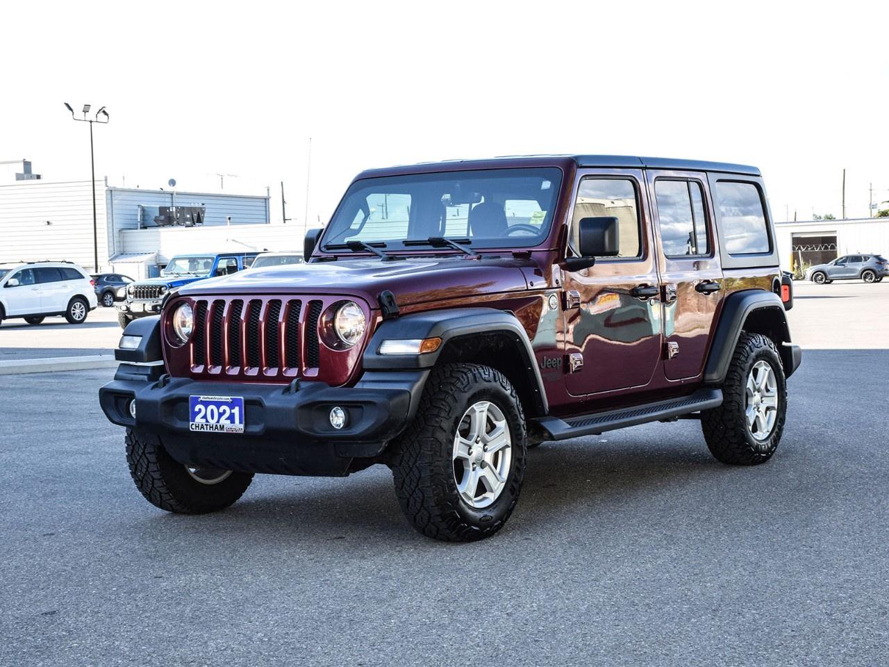 Used 2021 Jeep Wrangler Unlimited Sport S 4x4 for sale in Chatham, ON