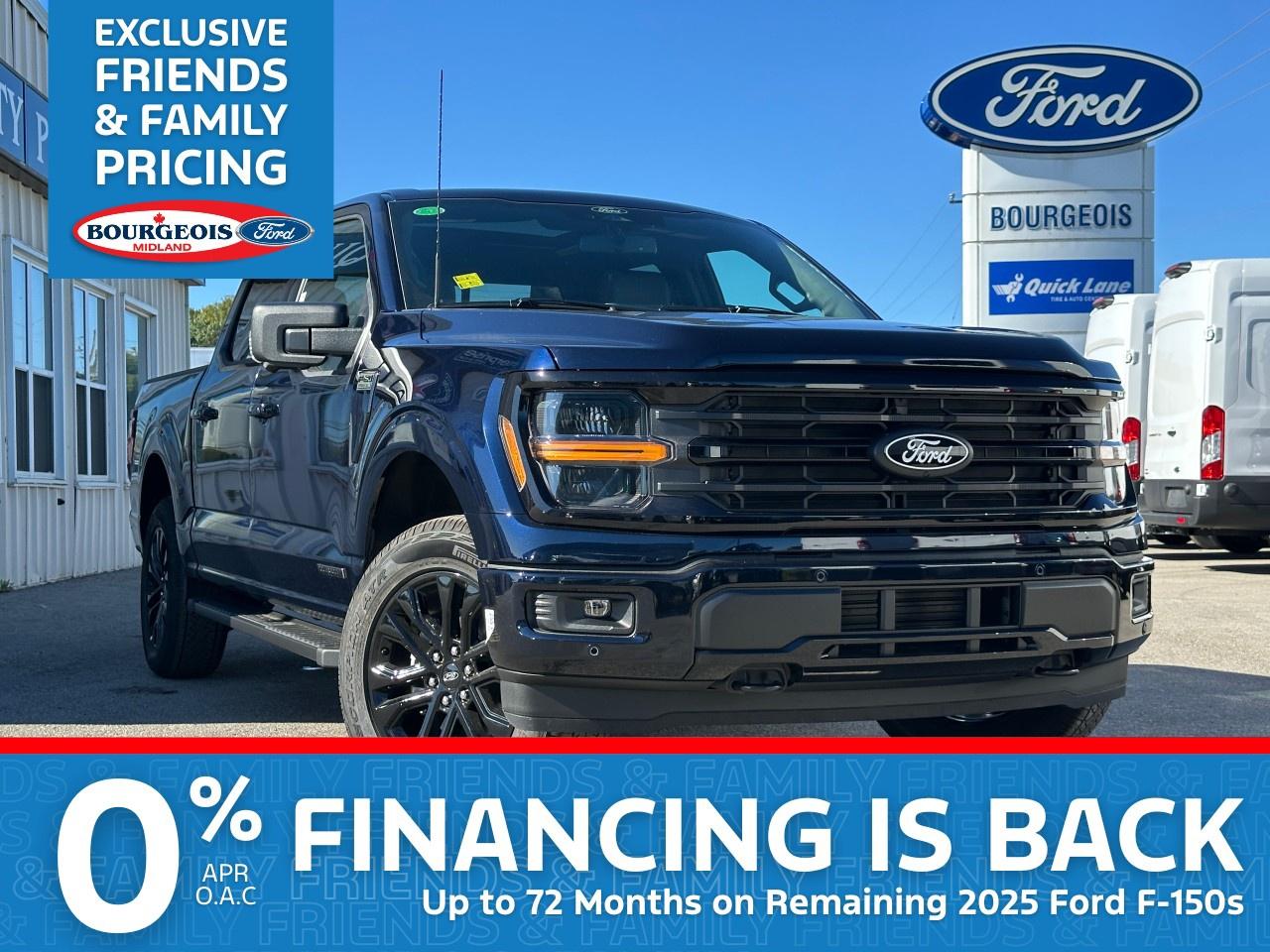 New 2025 Ford F-150 XLT 4WD SuperCrew 5.5' Box for sale in Midland, ON