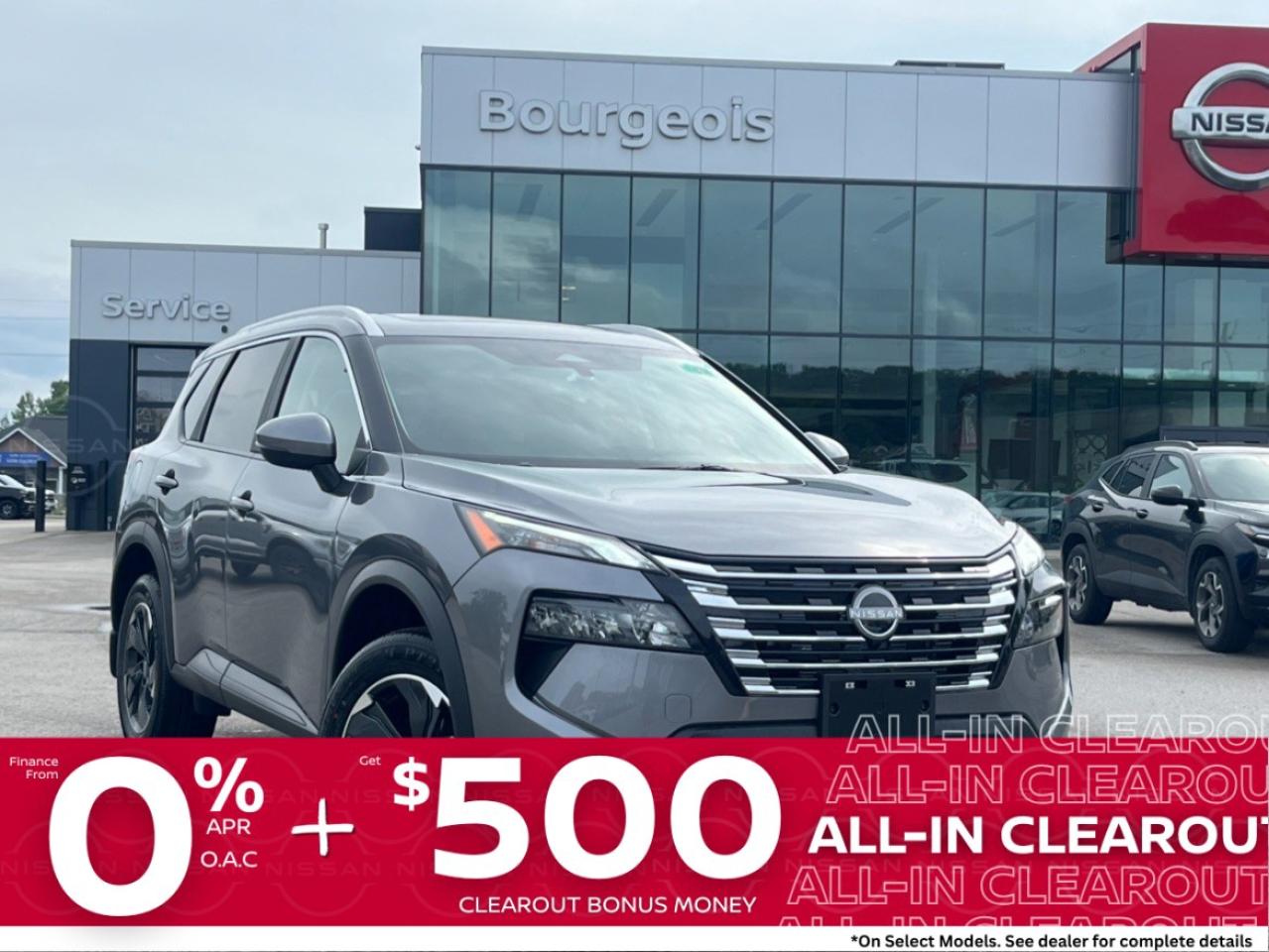 New 2025 Nissan Rogue AWD SV Moonroof for sale in Midland, ON