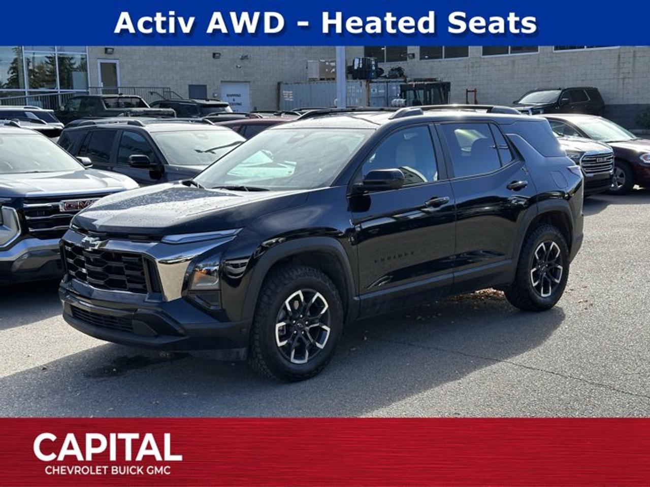 Recent Arrival!Ask for the Internet Department for more information or book your test drive today! Call 403-256-4960 for fast answers at your fingertips! Disclaimer: All prices are plus taxes. See dealer for details. AMVIC Licensed Dealer # B2020028.2025 Equinox 8-Speed Automatic AWD Equinox ACTIV, AWD, Heated Driver & Front Passenger Seats, Preferred Equipment Group KDZ, Radio: 11.3 Diagonal Advanced Colour LCD Display, Wheels: 17 Dark Android Machined-Face Aluminum.