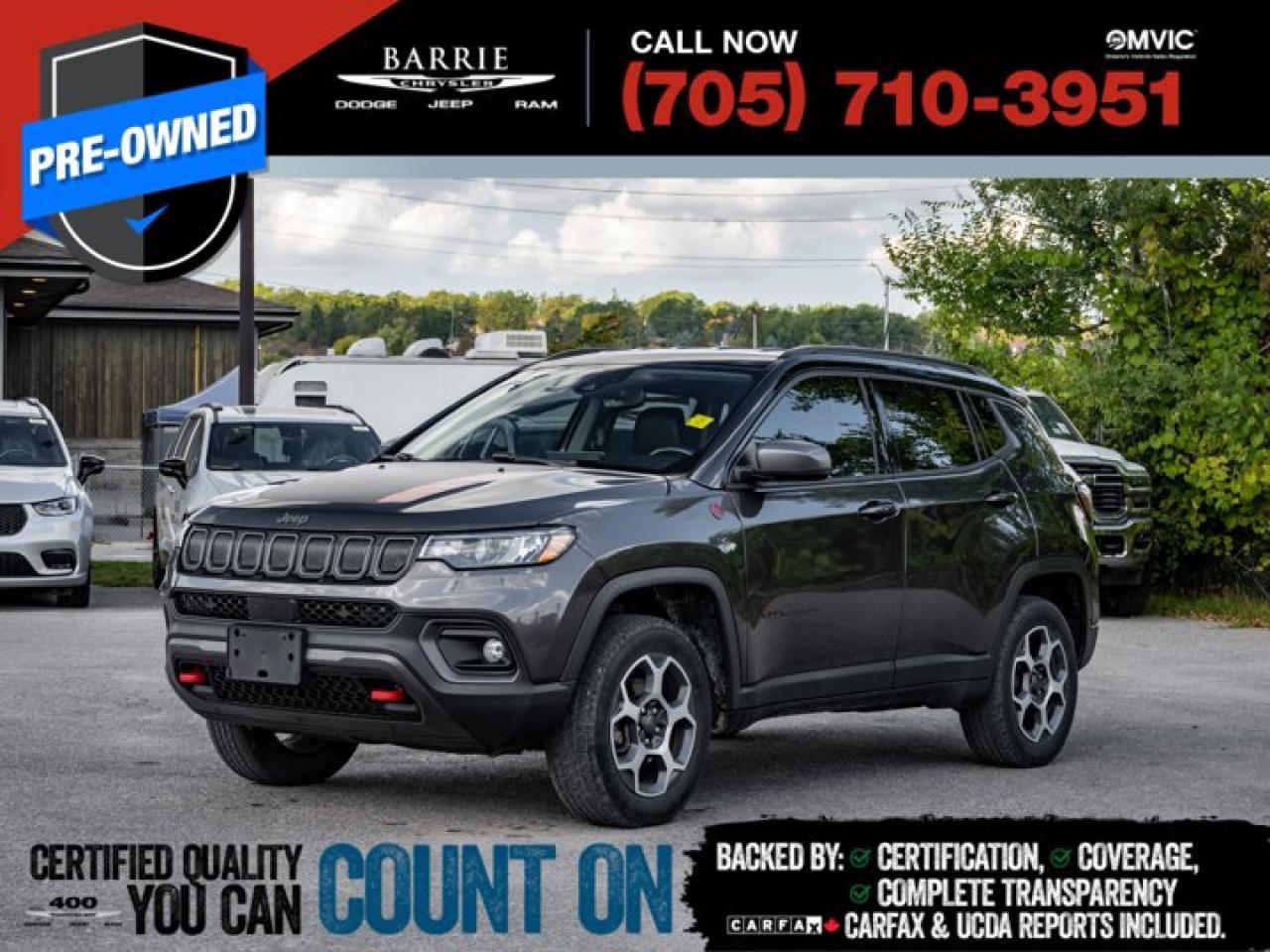Used 2022 Jeep Compass Trailhawk for sale in Barrie, ON