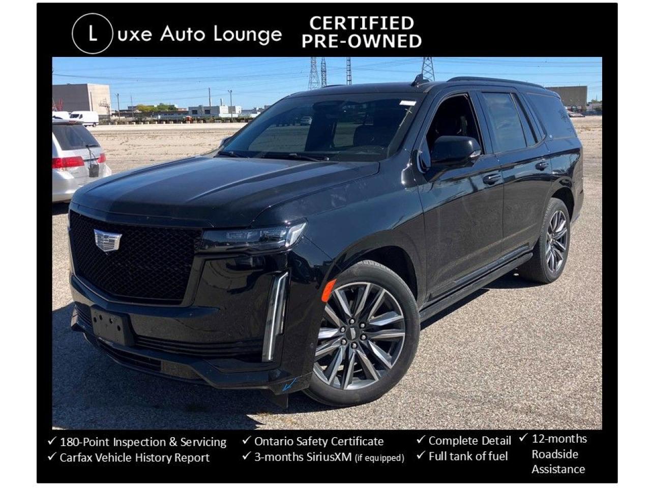 2021 Cadillac Escalade Sport AIR SUSPENION, POWER RUNNING BOARDS! AWD!