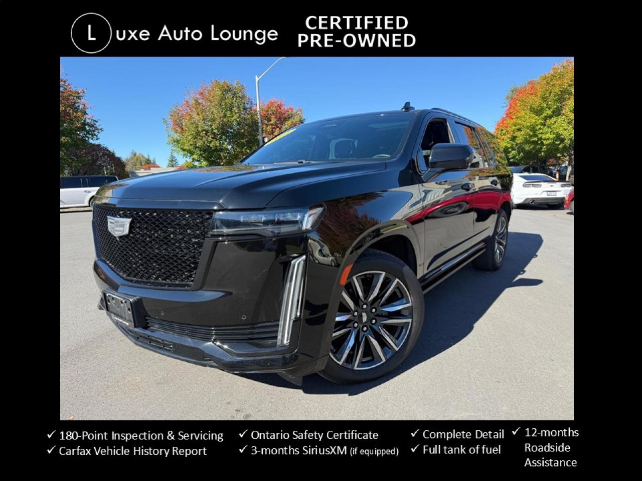 Used 2021 Cadillac Escalade Sport AIR SUSPENION, POWER RUNNING BOARDS! AWD! for sale in Orleans, ON