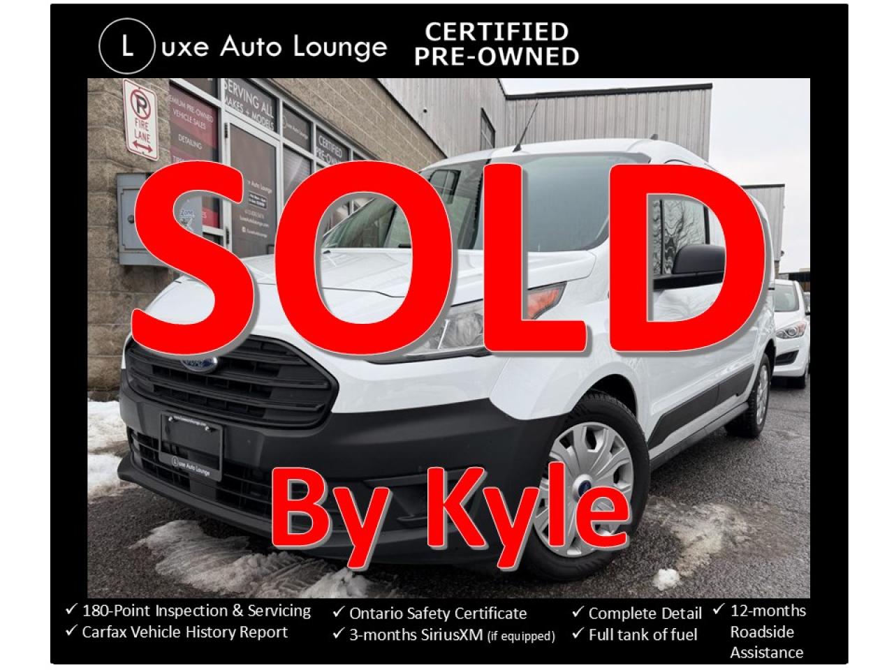 2020 Ford Transit Connect XL w/Dual Sliding Doors | BACKUP CAM | LOW LOW KM!