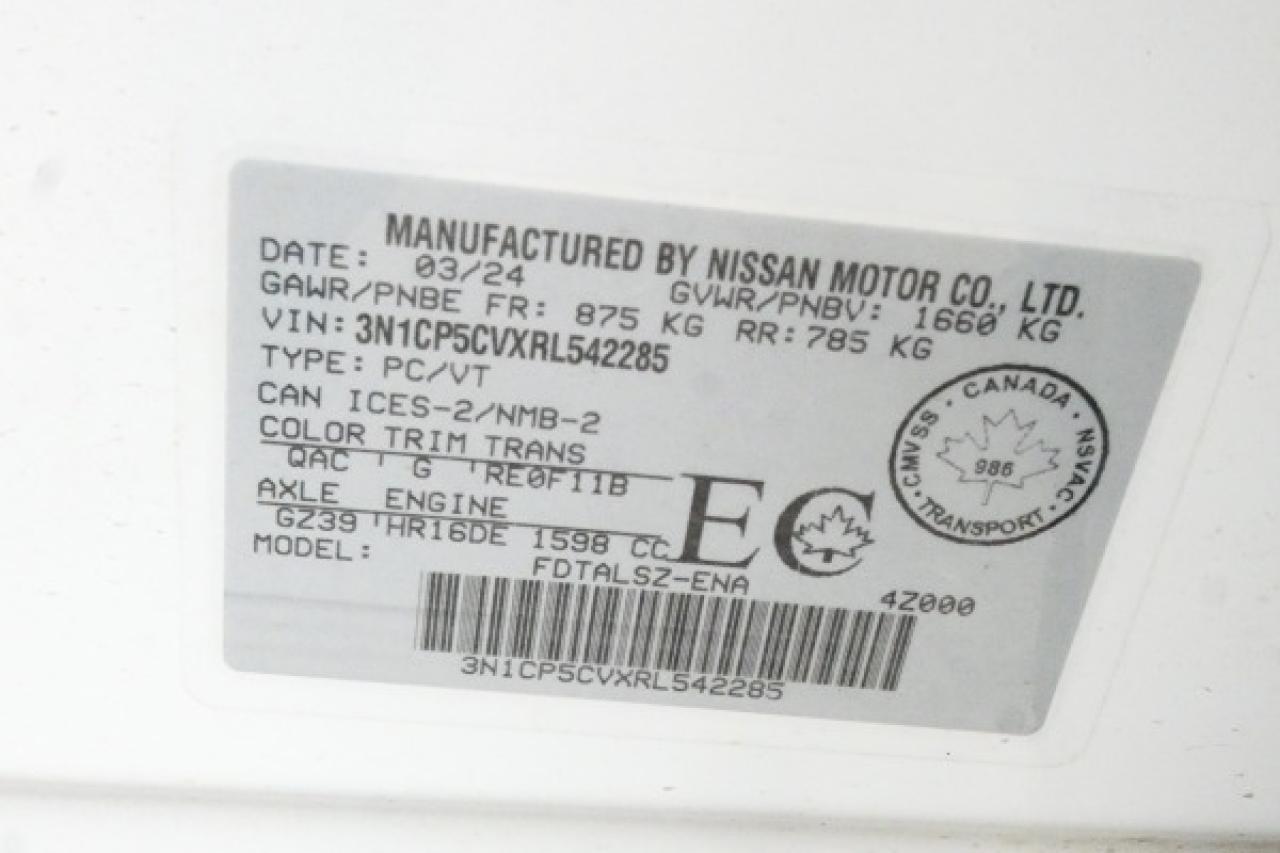 2024 Nissan Kicks SV FWD w/Htd cloth, BUC - Photo #20