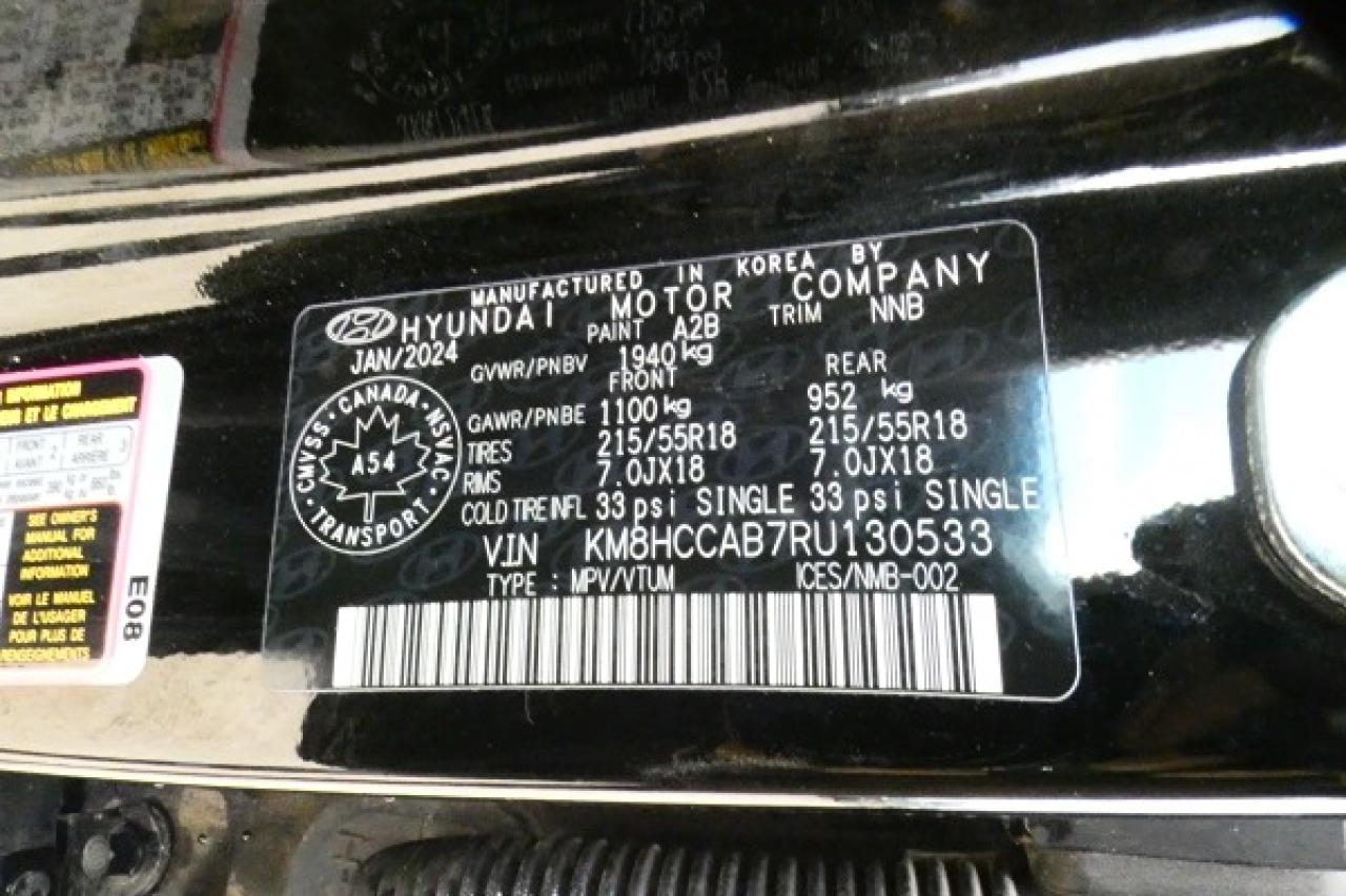 2024 Hyundai KONA Preferred w/Htd Leather, S/R, BUC - Photo #18