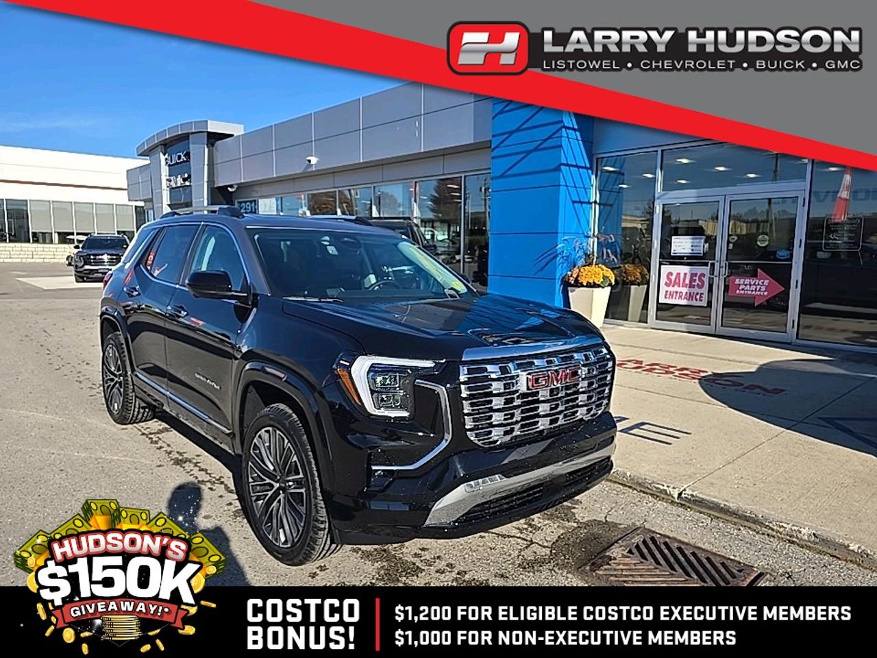 At Larry Hudson Chevrolet Buick GMC we make purchasing or leasing your next new vehicle a breeze! New car pricing with $0 down approvals are among your options (*on approved credit). There are a variety of finance and lease options available. Also expect top dollar for your trade-in!

Selling price/payment shown includes cash incentive(s). Does not include HST & Licensing. We have professional Product Specialist to guide you through your vehicle purchase. Contact us for more info! 1-800-350-3325

*While every effort is made to display accurate vehicle, pricing, and payment information, please confirm information with a dealership representative.