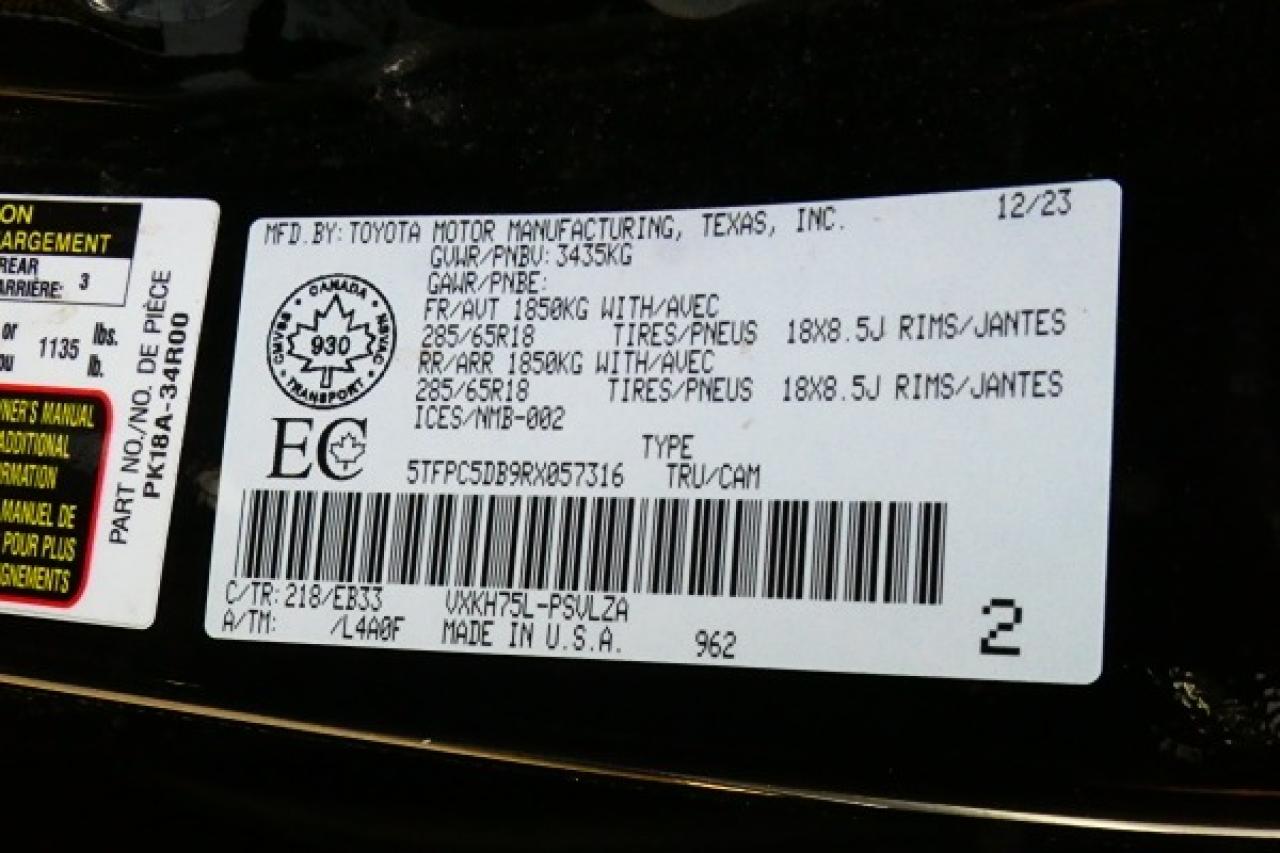 2024 Toyota Tundra Limited Hybrid w/H&C L, pano S/R, NAV, BUC - Photo #23