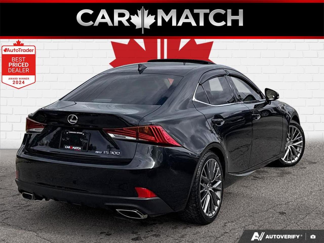 2020 Lexus IS IS300 / AWD / ROOF / LEATHER / COOLING SEATS - Photo #4