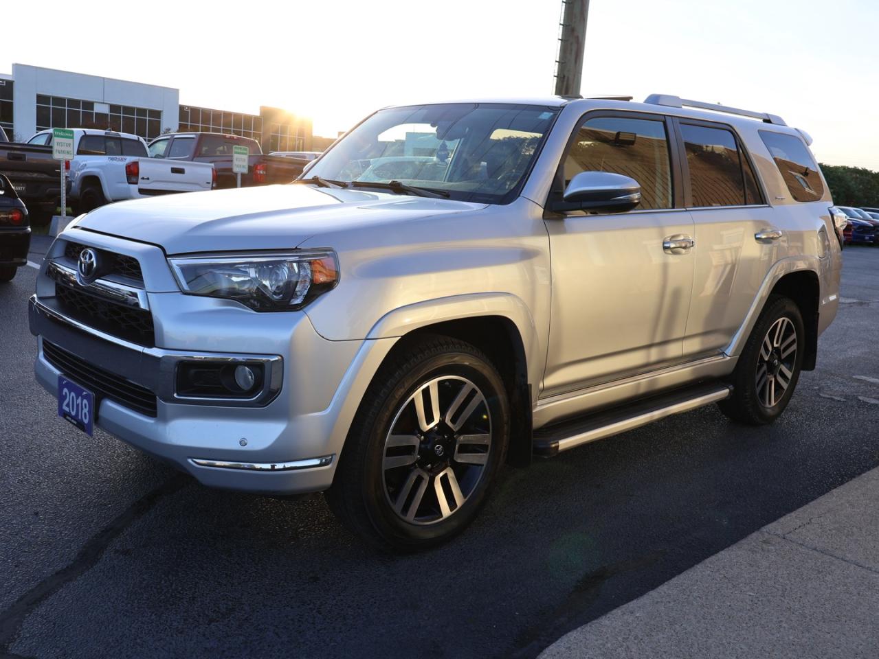 2018 Toyota 4Runner LIMITED-TRAIL 4WD SAFETY CERTIFIED CAMERA NAV BLUETOOTH LEATHER HEAT/COLD SUNROOF CRUISE ALLOYS - Photo #3