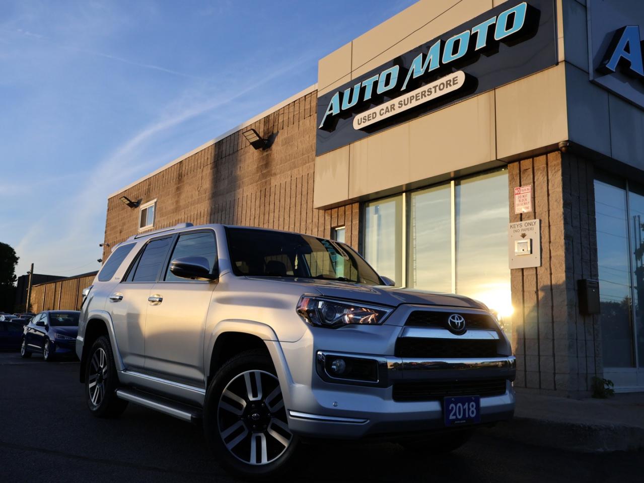 2018 Toyota 4Runner LIMITED-TRAIL 4WD SAFETY CERTIFIED CAMERA NAV BLUETOOTH LEATHER HEAT/COLD SUNROOF CRUISE ALLOYS - Photo #9