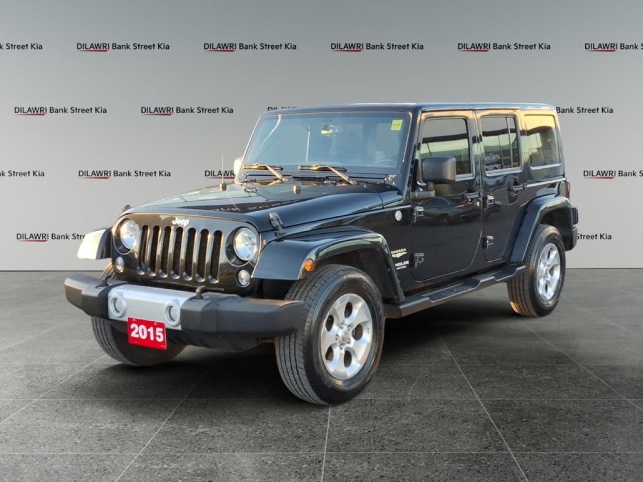 Used 2015 Jeep Wrangler UNLIMITED 4WD 4DR SAHARA for sale in Gloucester, ON