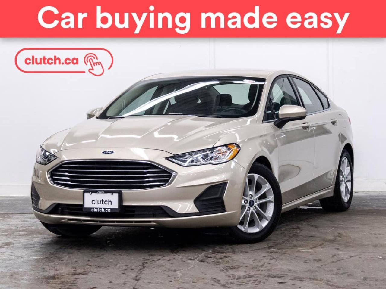 Used 2019 Ford Fusion SE w/Apple CarPlay, Heated Front Seats, Backup Cam for sale in Toronto, ON