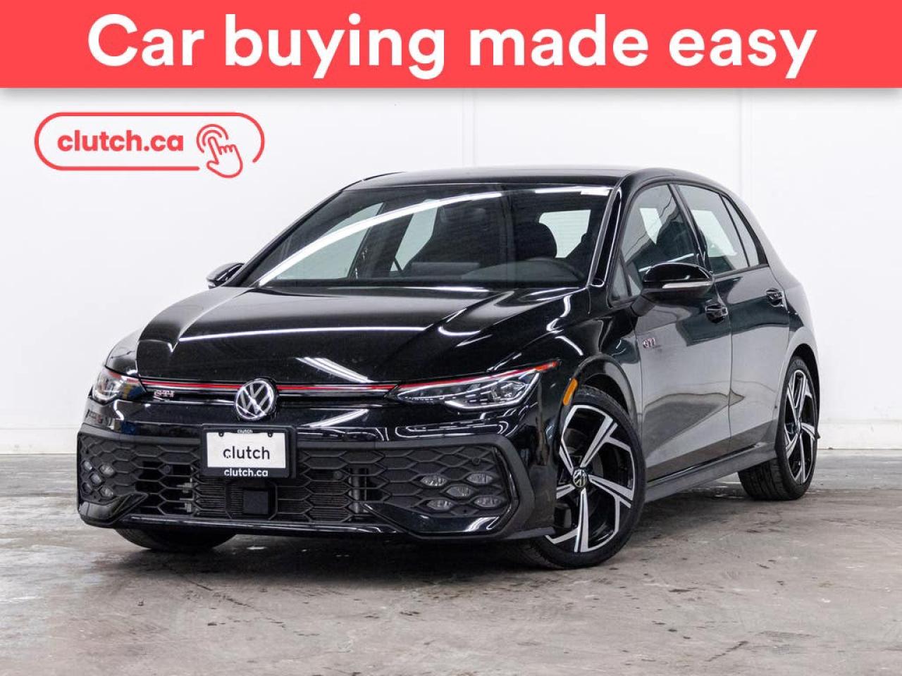 Used 2025 Volkswagen Golf GTI Base w/Apple CarPlay & Android Auto, Heated Front Seats, Backup Cam for sale in Toronto, ON