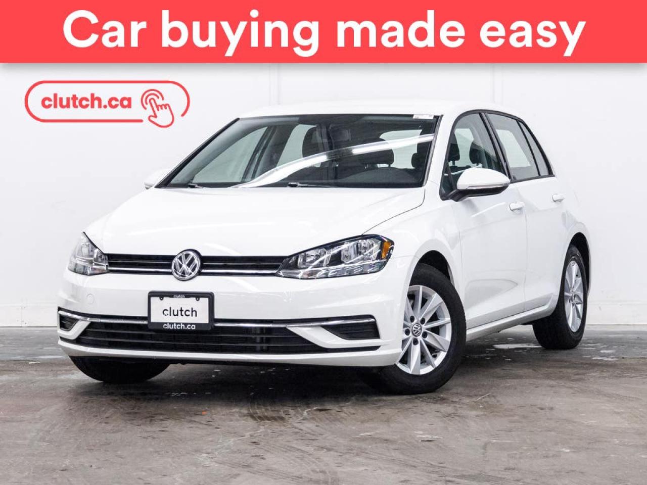 Used 2019 Volkswagen Golf Comfortline w/ Apple CarPlay & Android Auto, Heated Front Seats, Rearview Cam for sale in Toronto, ON