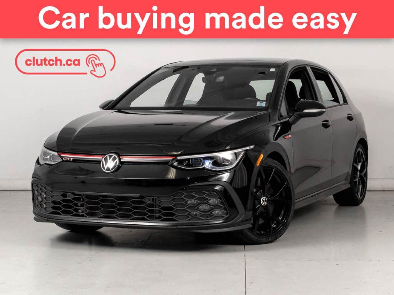 Used 2024 Volkswagen Golf GTI w/ Apple CarPlay, Heated Front Seats, Rearview Cam for sale in Bedford, NS