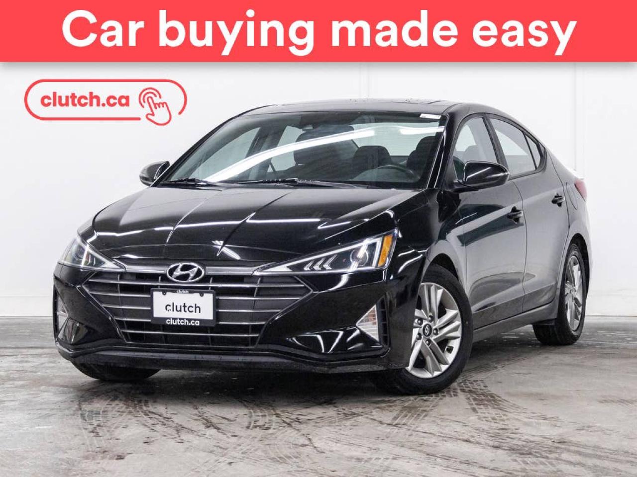 Used 2020 Hyundai Elantra Preferred w/ Sun & Safety Pkg w/Apple CarPlay & Android Auto, Heated Front Seats, Backup Cam for sale in Toronto, ON
