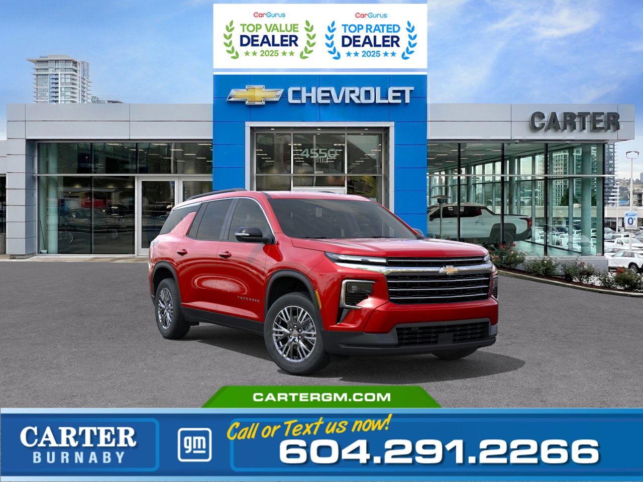 New 2026 Chevrolet Traverse  for sale in Burnaby, BC