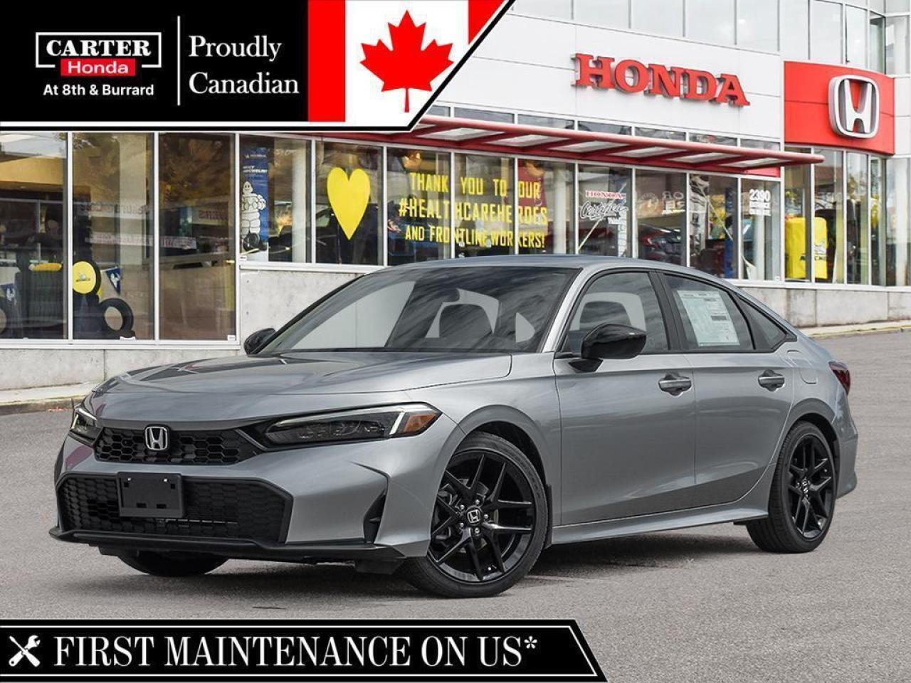 New 2026 Honda Civic Sedan Sport | Bold Black Trim, Connected Tech for sale in Vancouver, BC