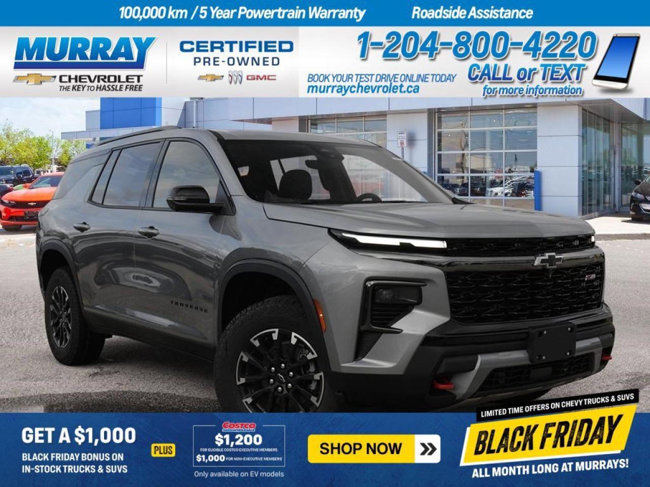 New 2026 Chevrolet Traverse Z71 for sale in Winnipeg, MB