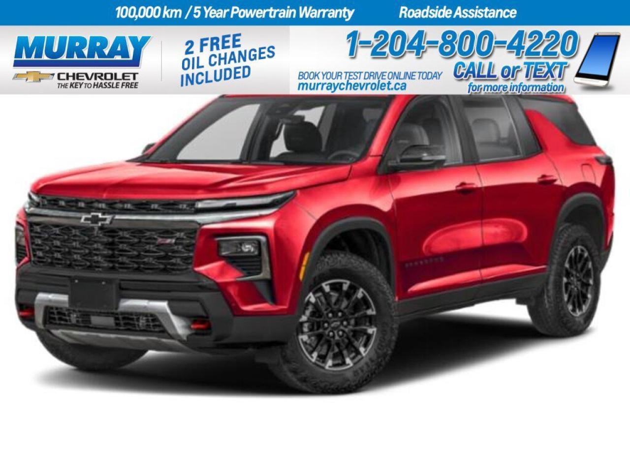 New 2026 Chevrolet Traverse Z71 for sale in Winnipeg, MB