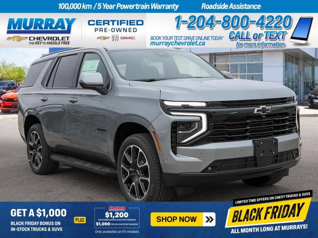 New 2026 Chevrolet Tahoe RST for sale in Winnipeg, MB