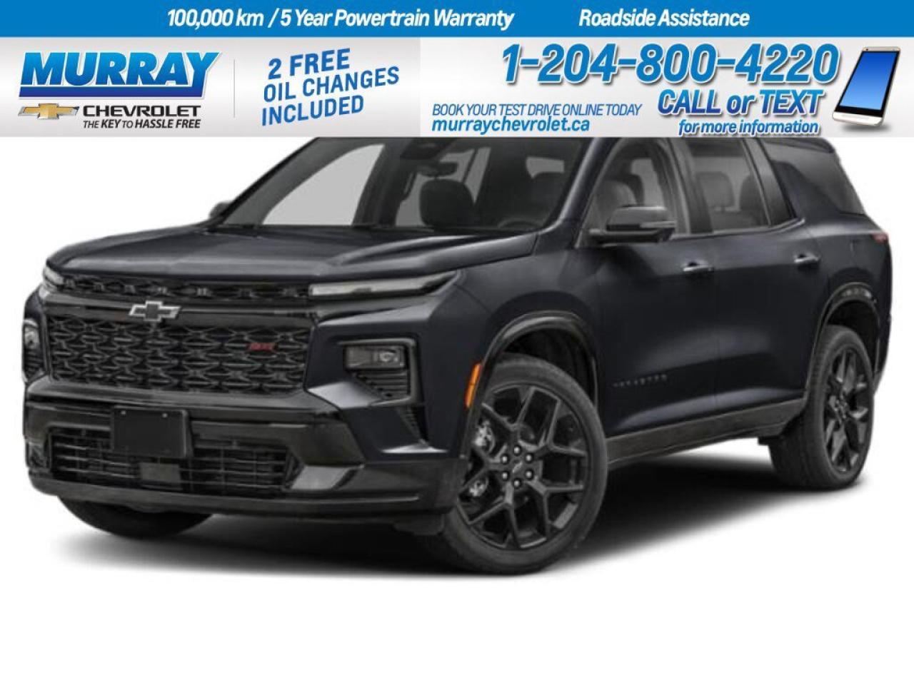 New 2026 Chevrolet Traverse RS for sale in Winnipeg, MB