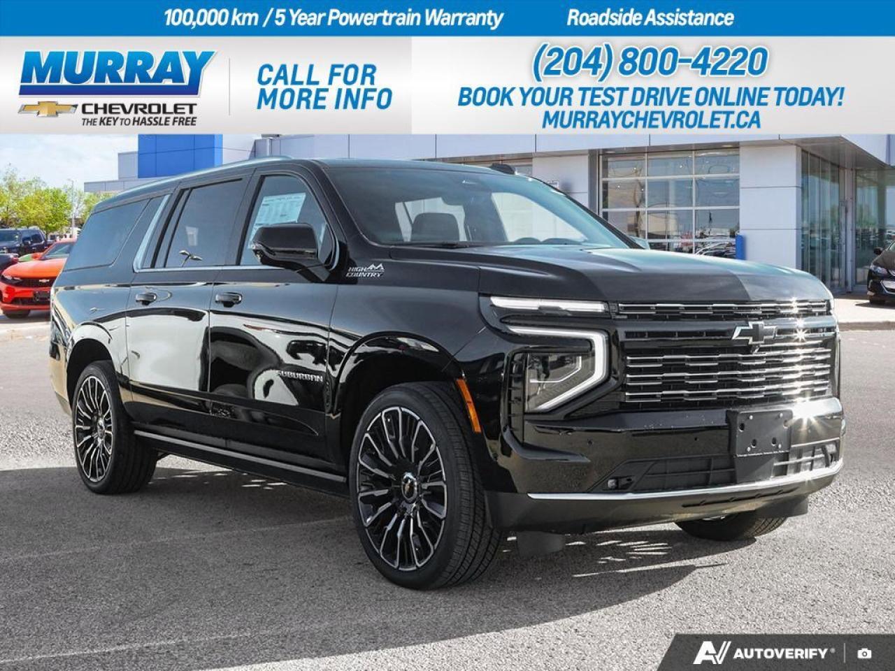 New 2026 Chevrolet Suburban High Country for sale in Winnipeg, MB