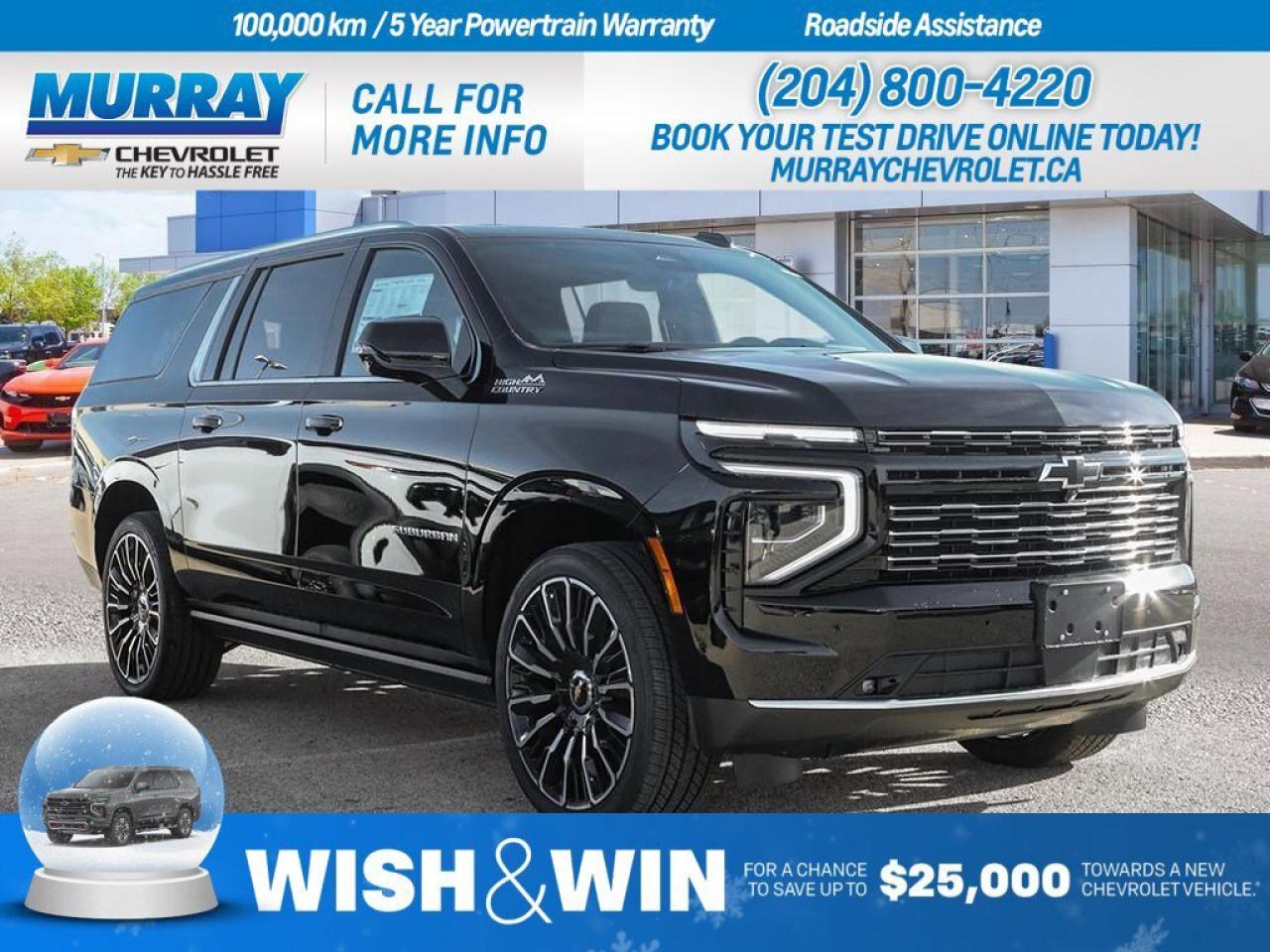 New 2026 Chevrolet Suburban High Country for sale in Winnipeg, MB